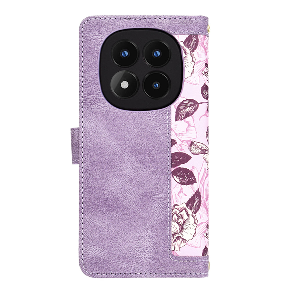 Coque pour Xiaomi Redmi Note 14 Pro 4G, Techsuit, FlipCraft, Violet