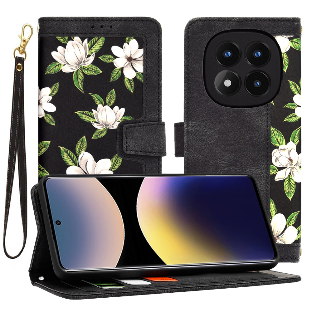 Coque pour Xiaomi Redmi Note 14 Pro 4G, Techsuit, FlipCraft, Noire