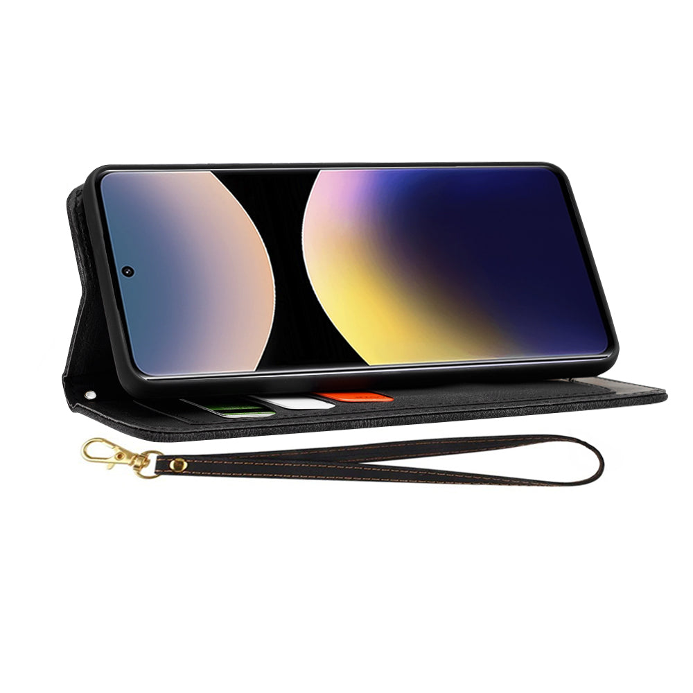 Coque pour Xiaomi Redmi Note 14 Pro 4G, Techsuit, FlipCraft, Noire