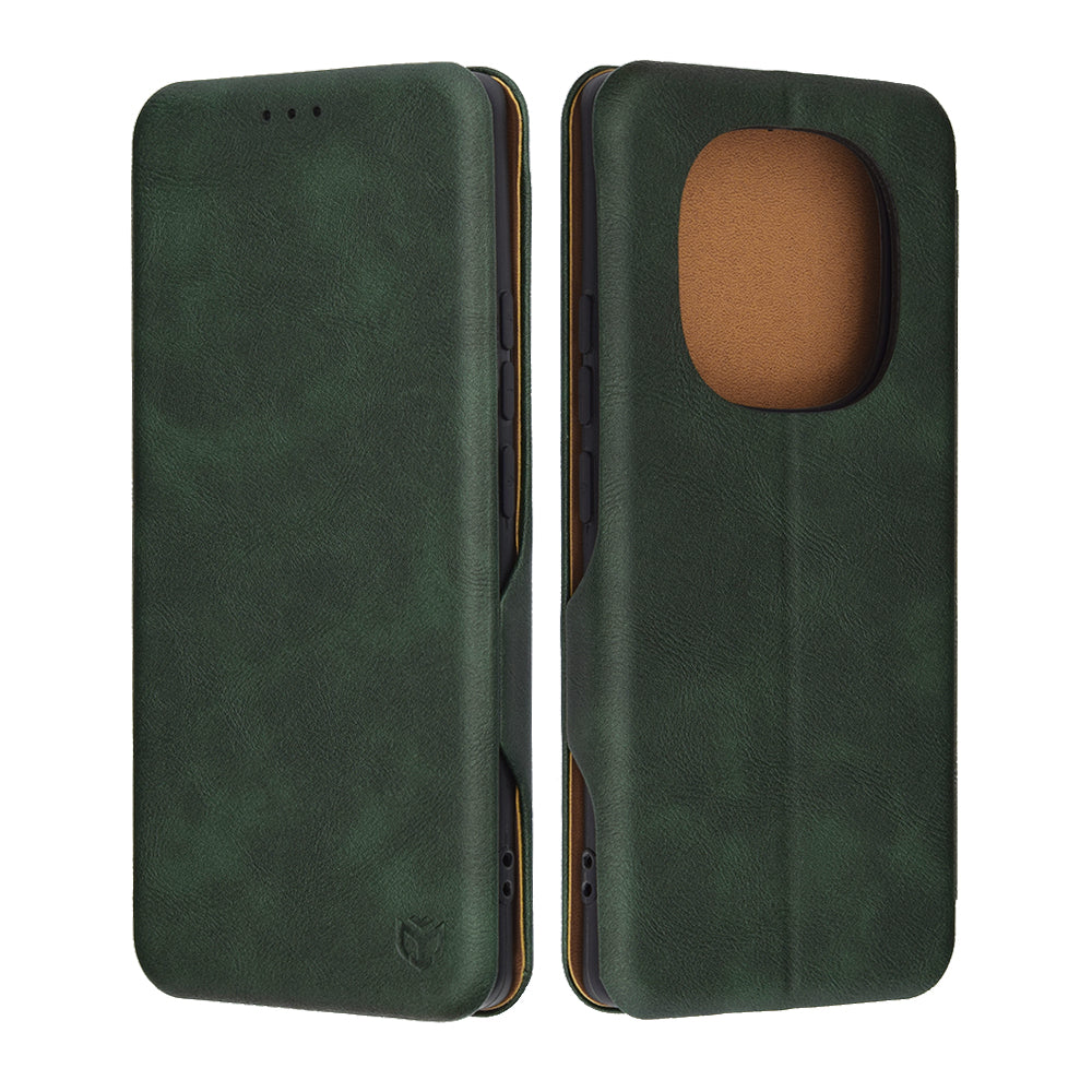 Coque pour Xiaomi Redmi Note 14 Pro 4G, Techsuit, Safe Wallet Plus, Vert