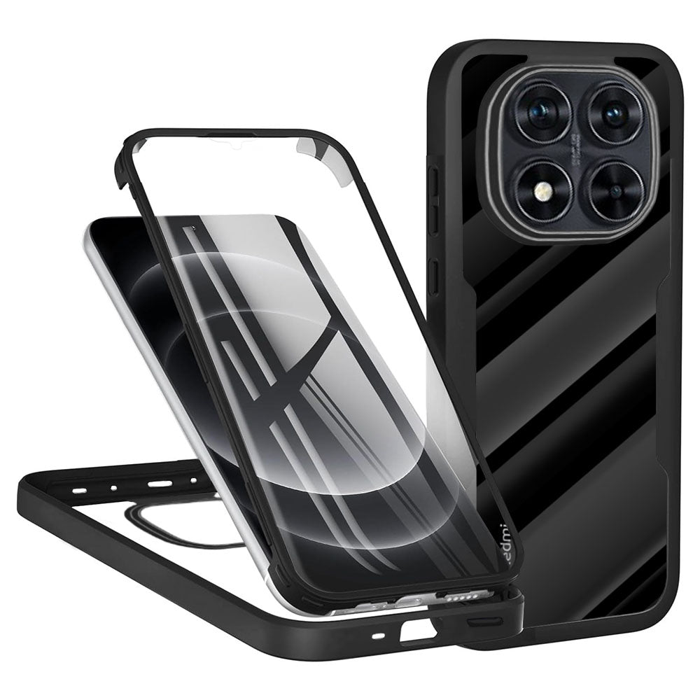Coque pour Xiaomi Redmi Note 14 Pro+ 5G / Note 14 Pro 5G / Poco X7, Techsuit, ColorVerse 360, Noire