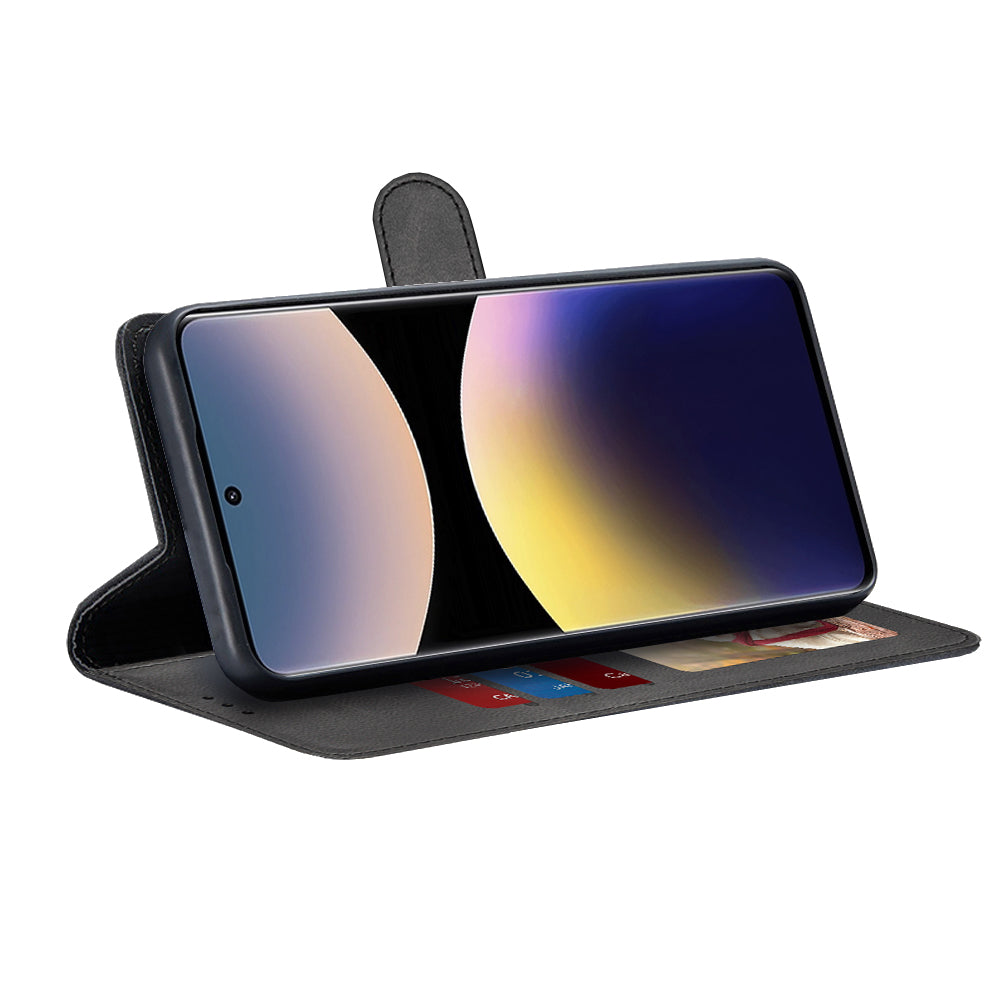 Coque pour Xiaomi Redmi Note 14 Pro+ 5G, Techsuit, Diary Book, Noire