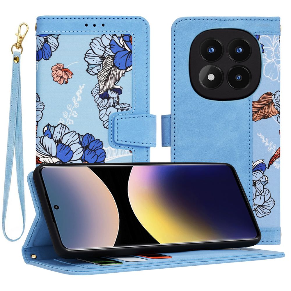 Coque pour Xiaomi Redmi Note 14 Pro+ 5G, Techsuit, FlipCraft, Bleu