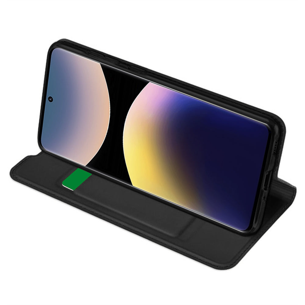 Coque pour Xiaomi Redmi Note 14 Pro+ 5G, Techsuit, Magskin Book, Noire