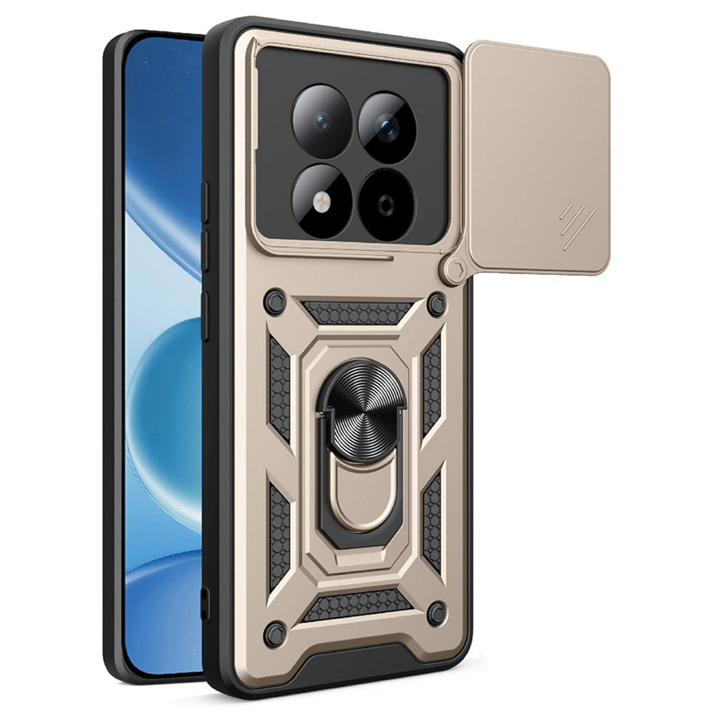 Étui pour Xiaomi Redmi Note 15 Pro 5G, Techsuit, CamShield, Doré