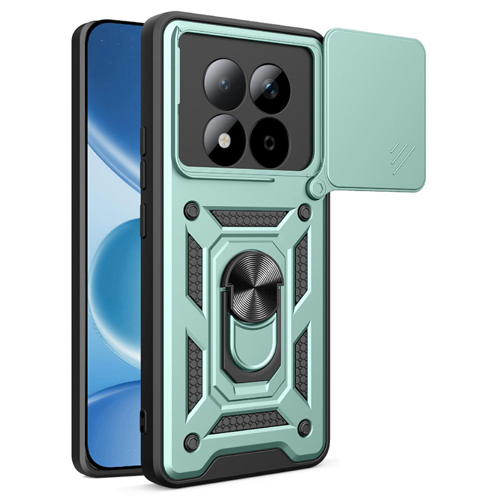 Étui pour Xiaomi Redmi Note 15 Pro 5G, Techsuit, CamShield, Vert