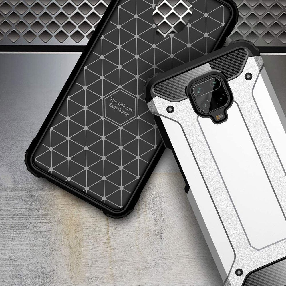 Coque pour Xiaomi Redmi Note 9S / Note 9 Pro / Note 9 Pro Max, Techsuit, Hybrid Armor, Noire