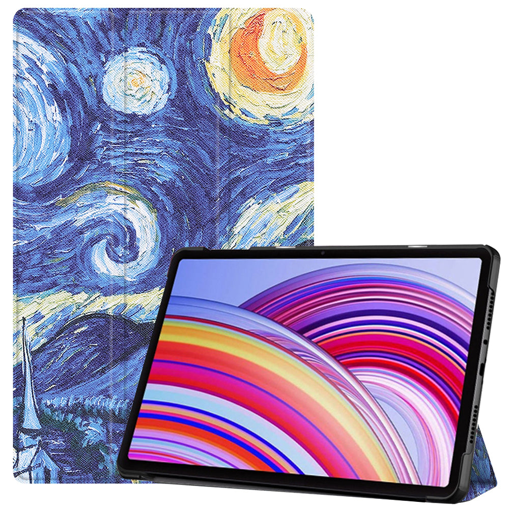 Coque pour Xiaomi Redmi Pad Pro / Pad / Pad Pro 5G, Techsuit, FoldPro Starry Night, Multicolore