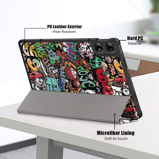 Coque pour Xiaomi Redmi Pad Pro / Pad / Pad Pro 5G, Techsuit, FoldPro Urban Vibe, Multicolore