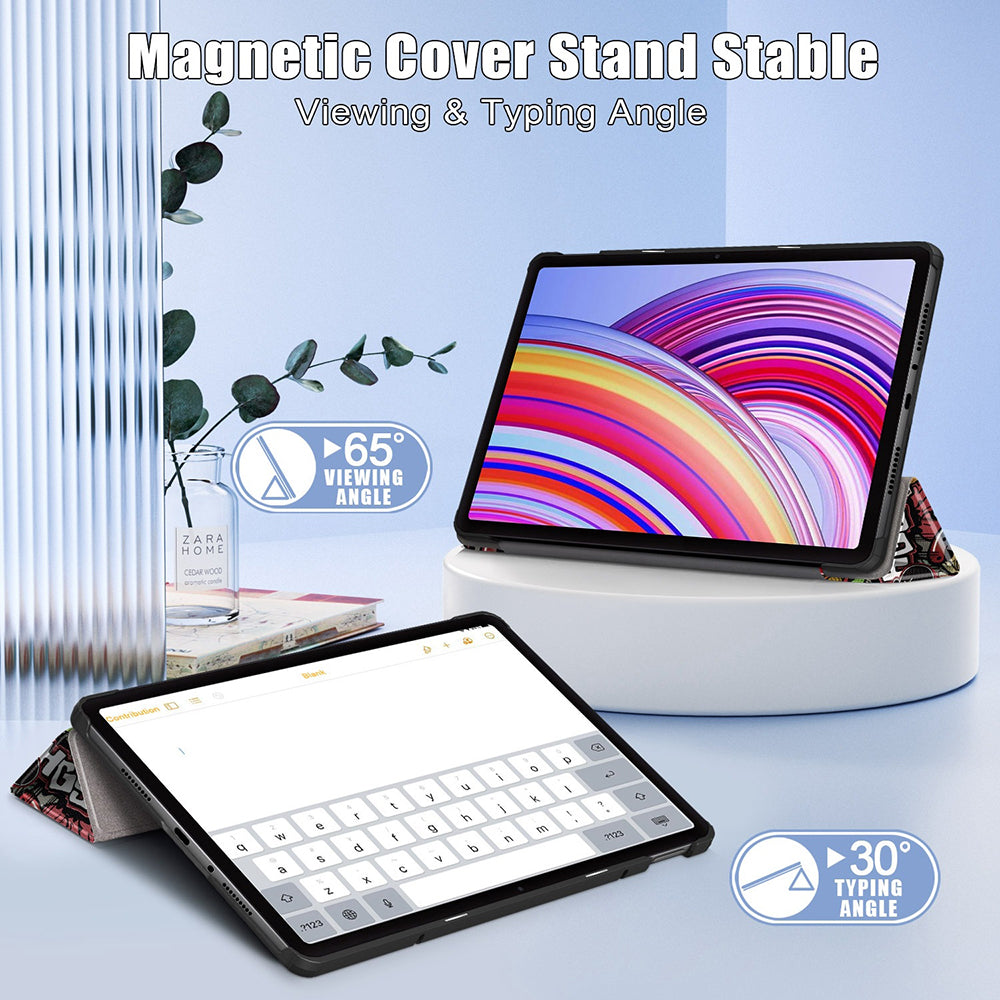 Coque pour Xiaomi Redmi Pad Pro / Pad / Pad Pro 5G, Techsuit, FoldPro Urban Vibe, Multicolore