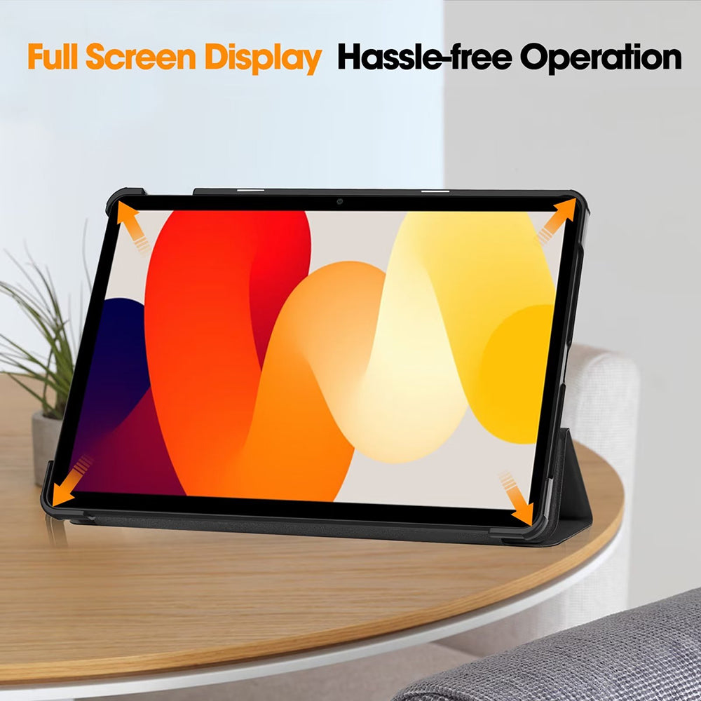 Coque pour Xiaomi Redmi Pad SE, Techsuit, FoldPro, Noire