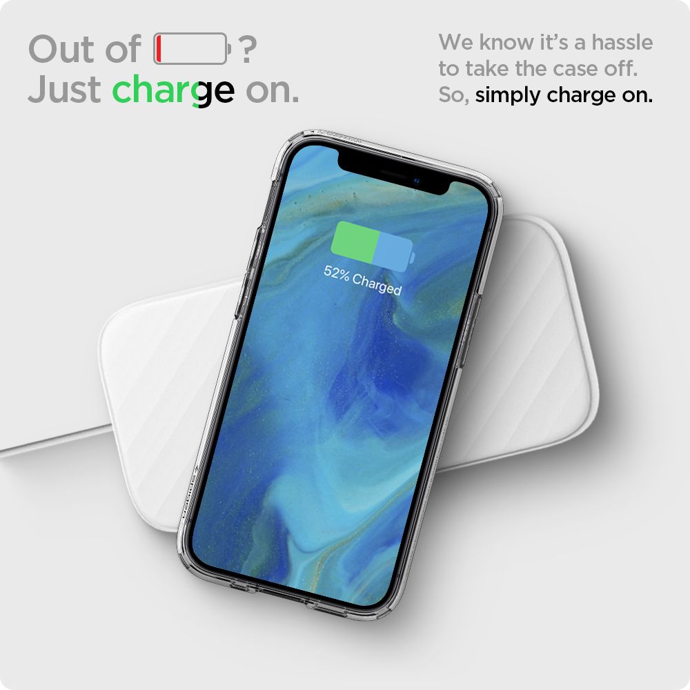 Étui pour Apple iPhone 12 / 12 Pro, Spigen, Ultra Hybrid, Transparent ACS01702