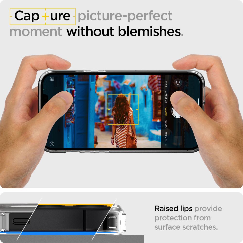 Étui pour Apple iPhone 12 / 12 Pro, Spigen, Ultra Hybrid, Transparent ACS01702