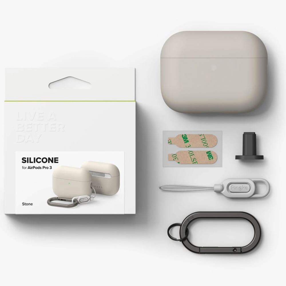 Étui Ringke pour Apple AirPods Pro 3, Crème