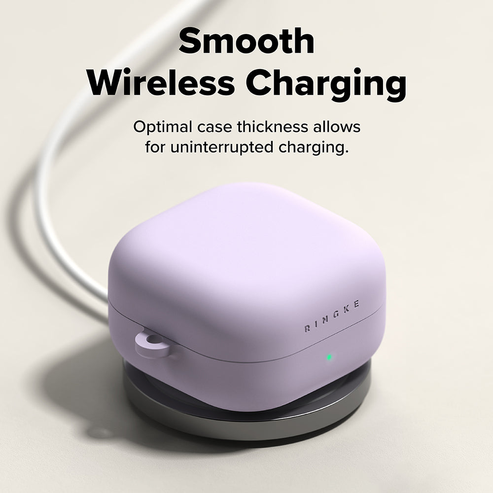 Étui Ringke pour Samsung Galaxy Buds4 / Buds4 Pro, Violet Clair
