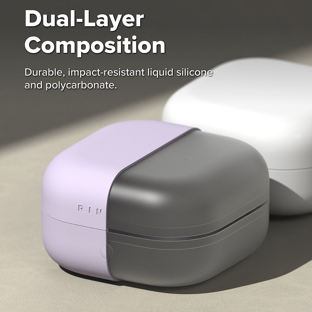 Étui Ringke pour Samsung Galaxy Buds4 / Buds4 Pro, Violet Clair