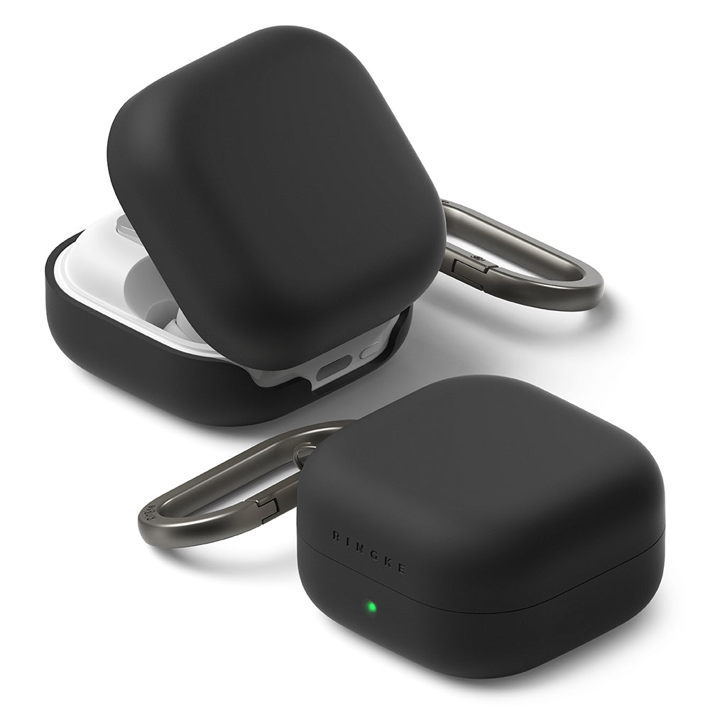 Étui Ringke pour Samsung Galaxy Buds4 / Buds4 Pro, Noir