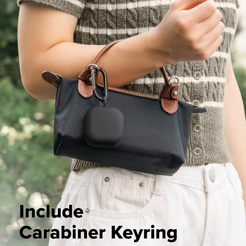 Étui Ringke pour Samsung Galaxy Buds4 / Buds4 Pro, Noir