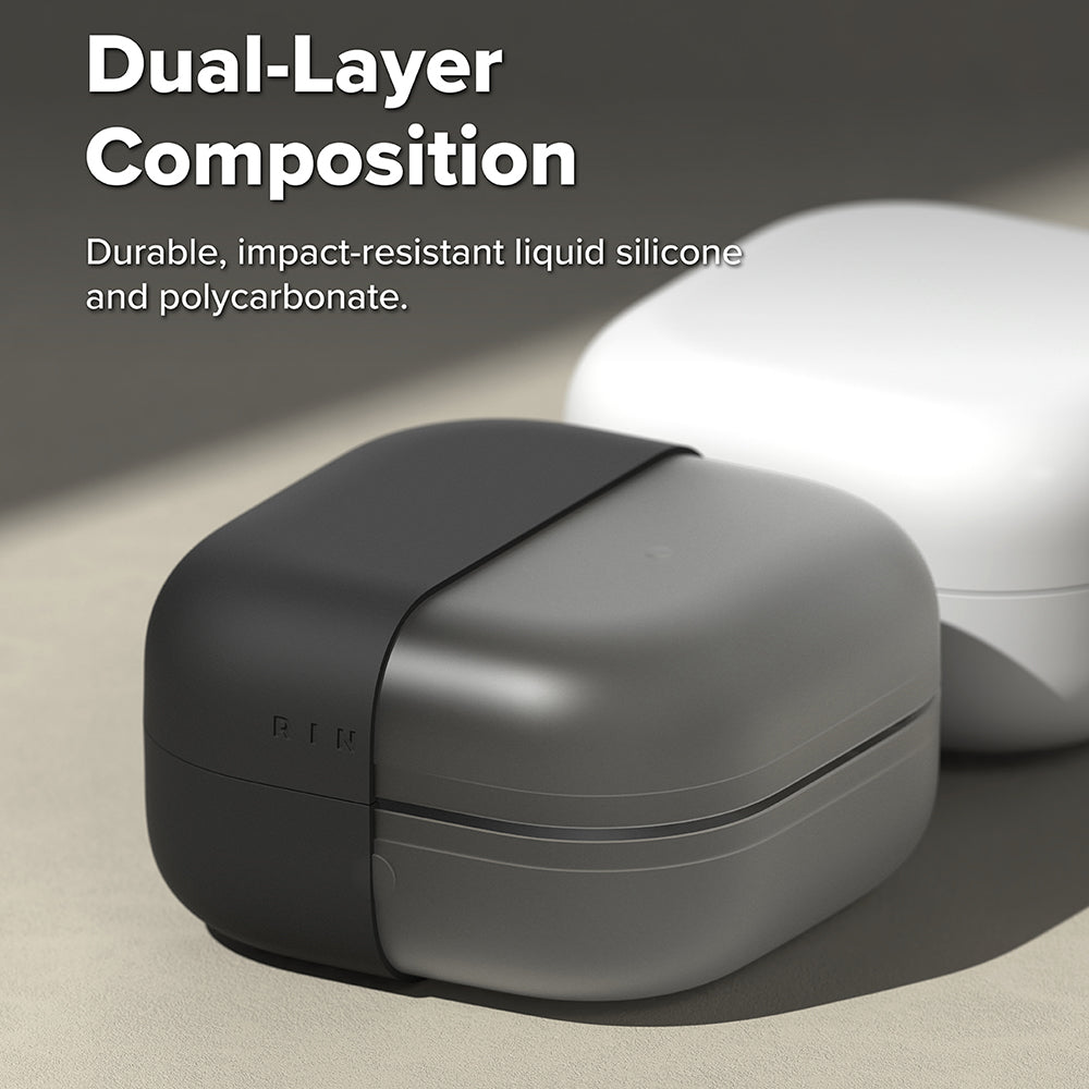 Étui Ringke pour Samsung Galaxy Buds4 / Buds4 Pro, Noir