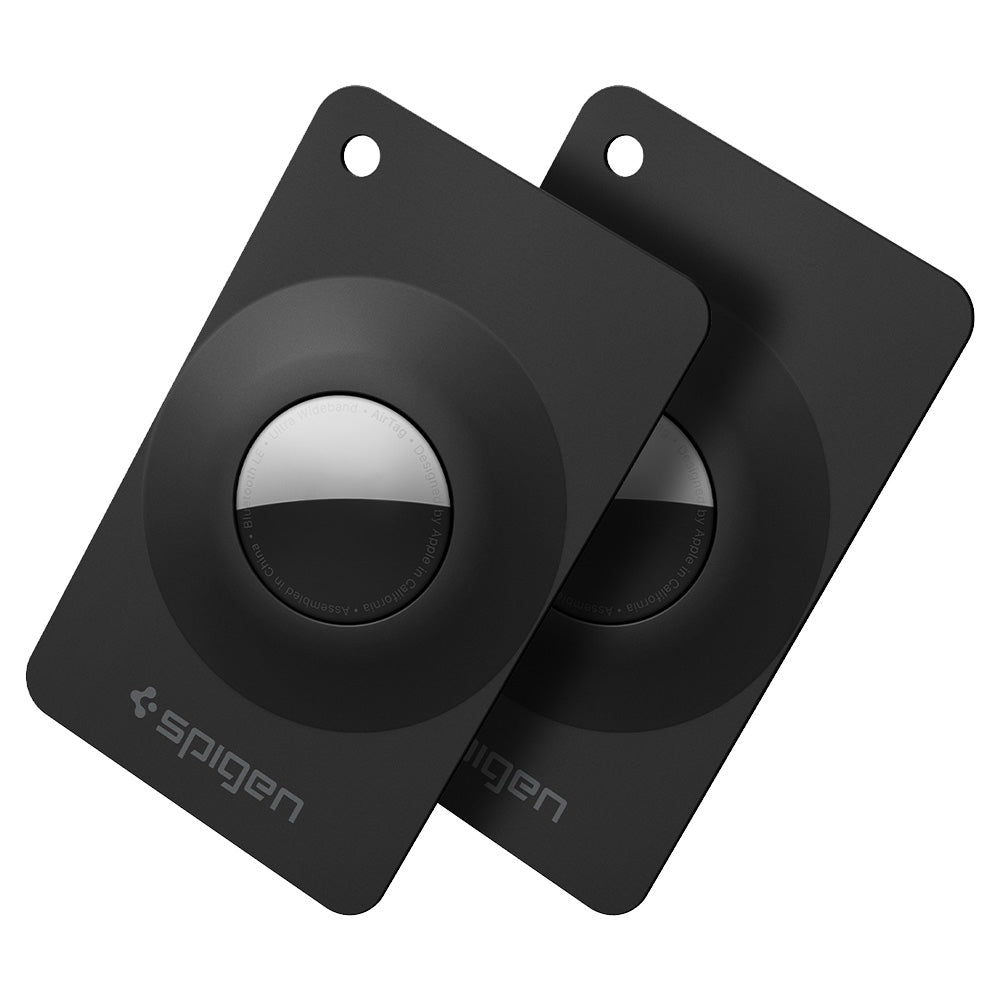 Coque Spigen Air Fit 2 pour Apple AirTag, Lot de 2 pièces, Noire ACS11199