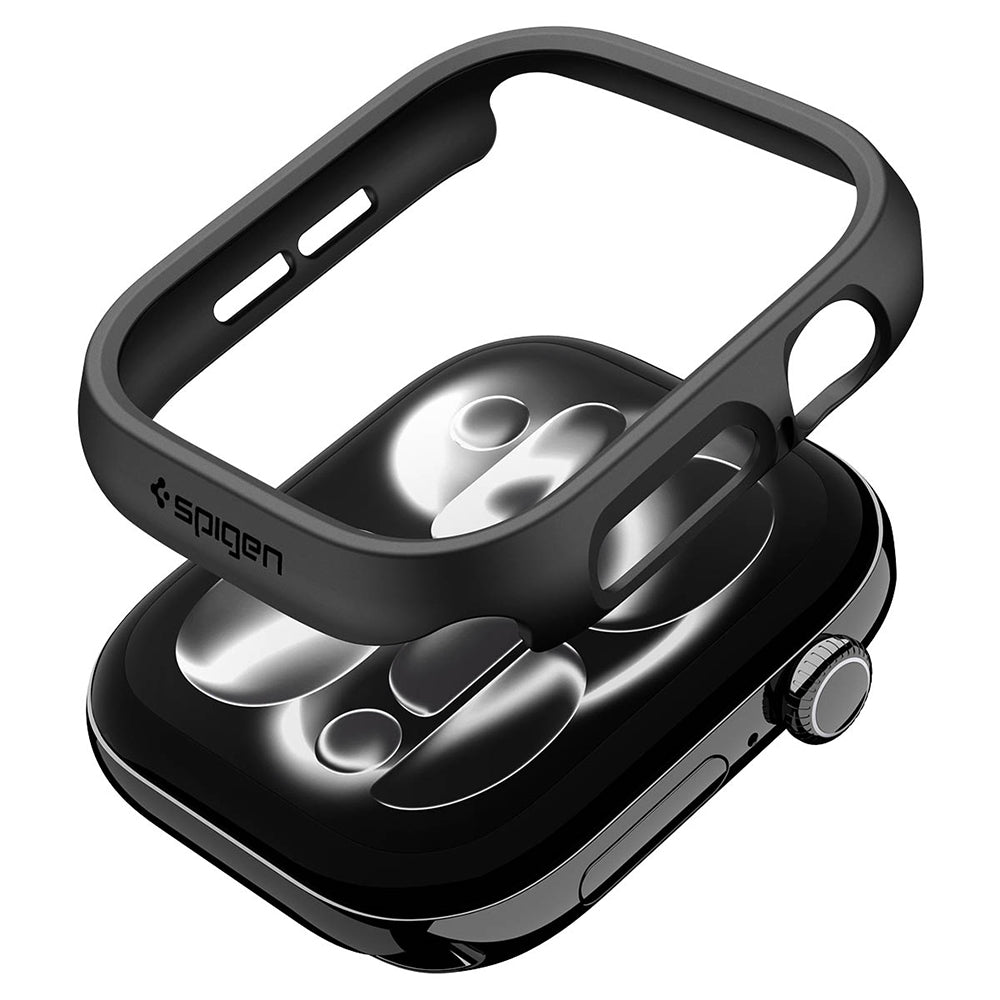 Coque Spigen Thin Fit pour Apple Watch 12 46mm, Noire ACS11890