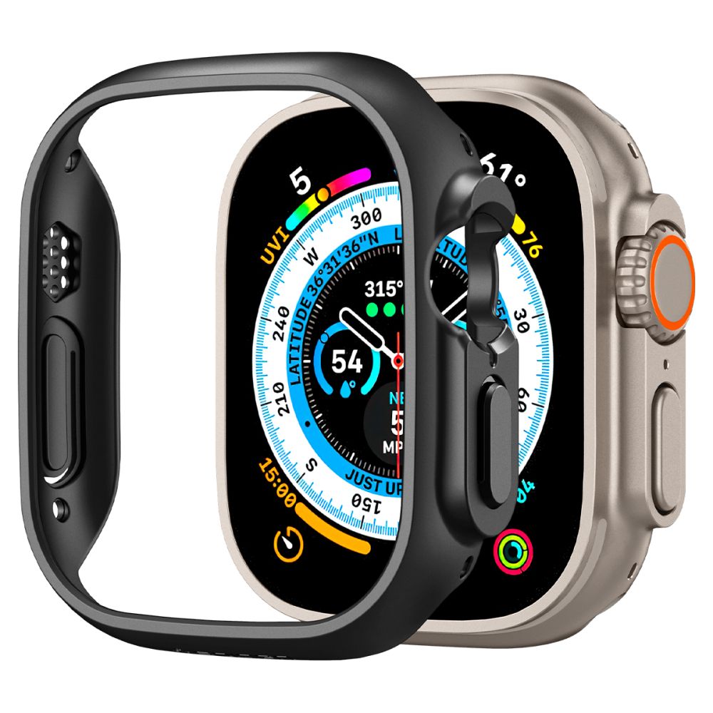 Coque Spigen Thin Fit pour Apple Watch Ultra Series, Noire ACS05458