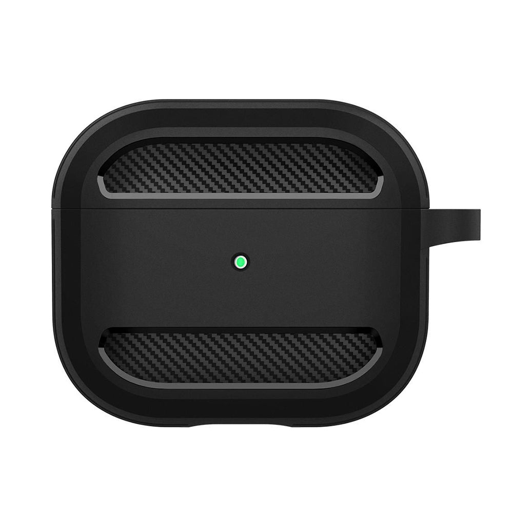 Coque Techsuit Carbon pour Apple AirPods 3, Bleu marine