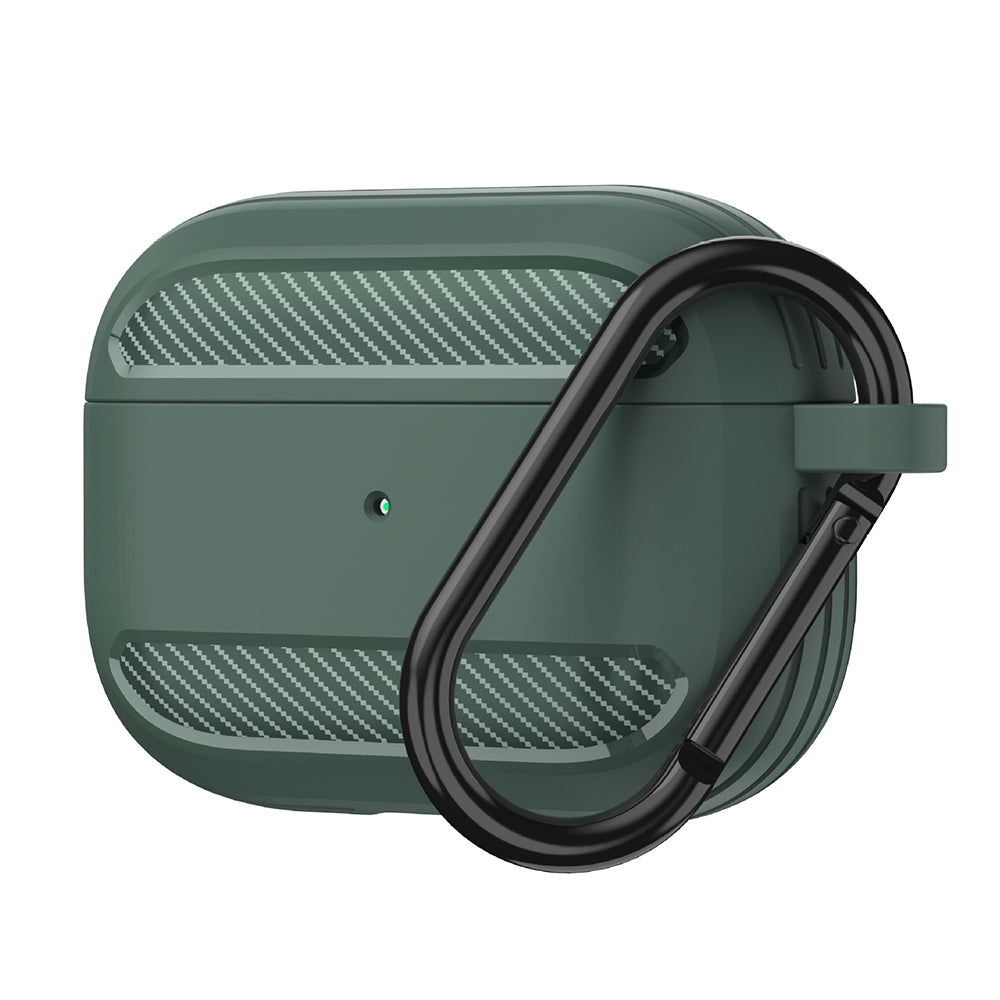 Coque Techsuit Carbon pour Apple AirPods 3, Vert