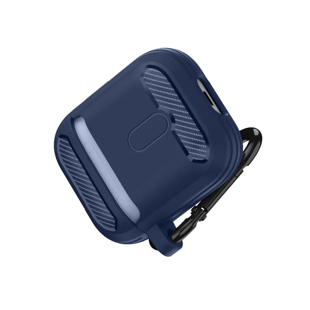 Coque Techsuit Carbon pour Apple AirPods Gen 2 / Gen 1, Rose