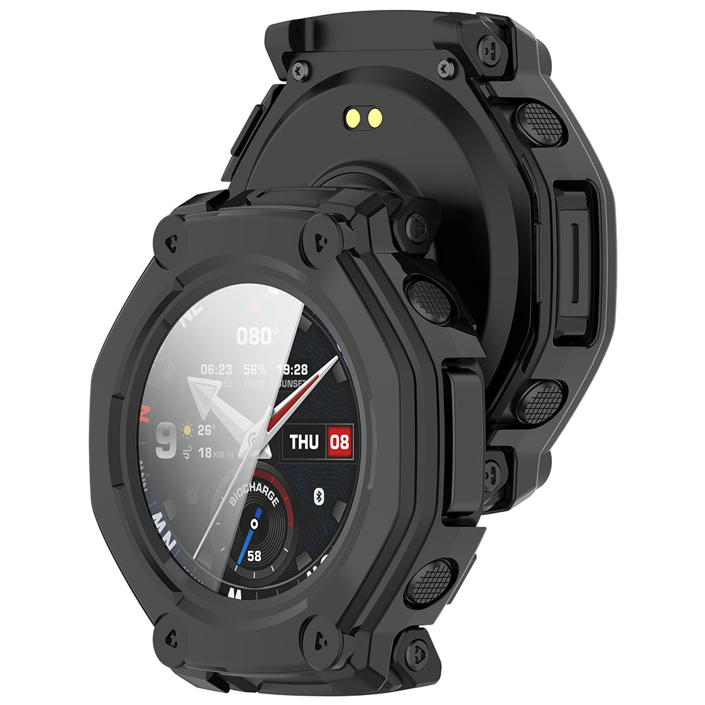 Étui Techsuit Defense360 Pro pour Amazfit T-Rex 3 Pro 48mm, Noir