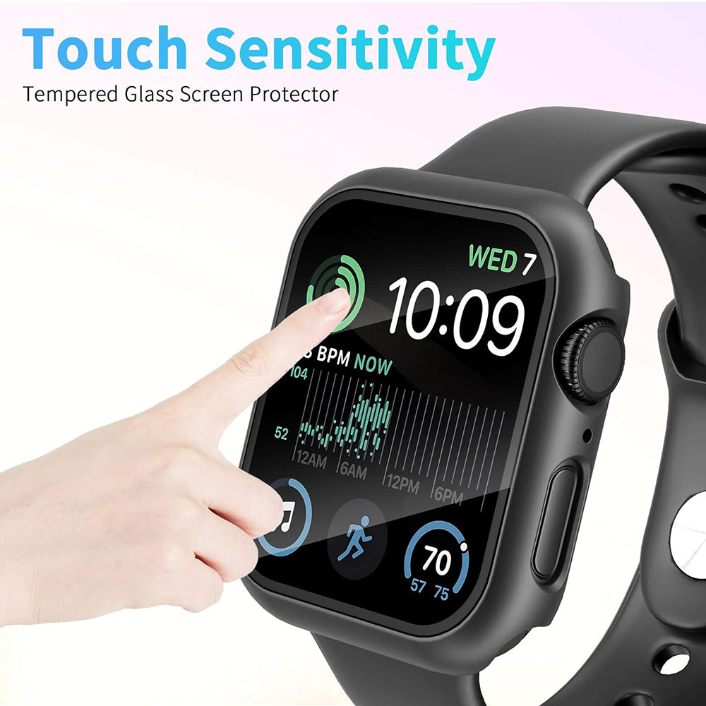 Coque Techsuit Defense360 Pro pour Apple Watch 40mm Series, Noire