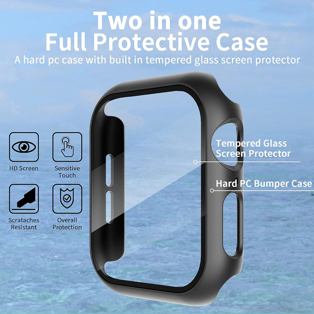 Coque Techsuit Defense360 Pro pour Apple Watch 40mm Series, Noire