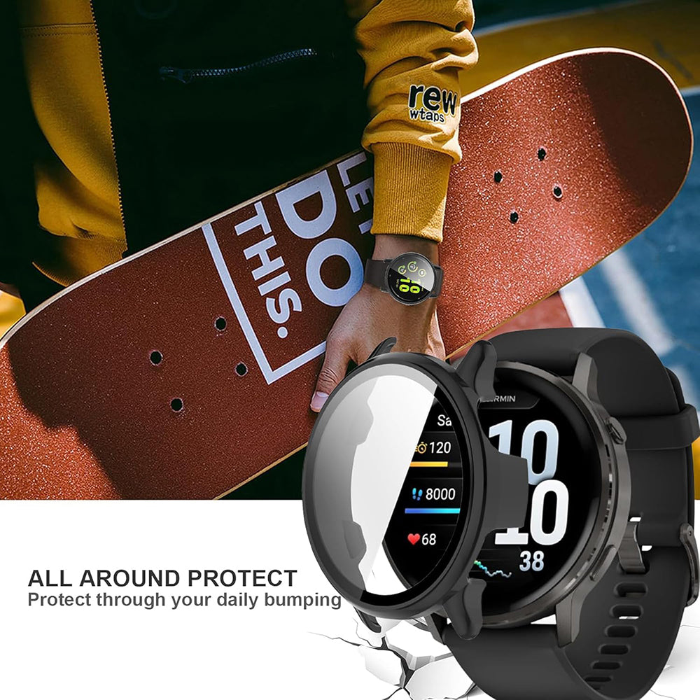 Housse Techsuit Defense360 Pro pour Garmin Venu 4 45mm, Bleu Marine