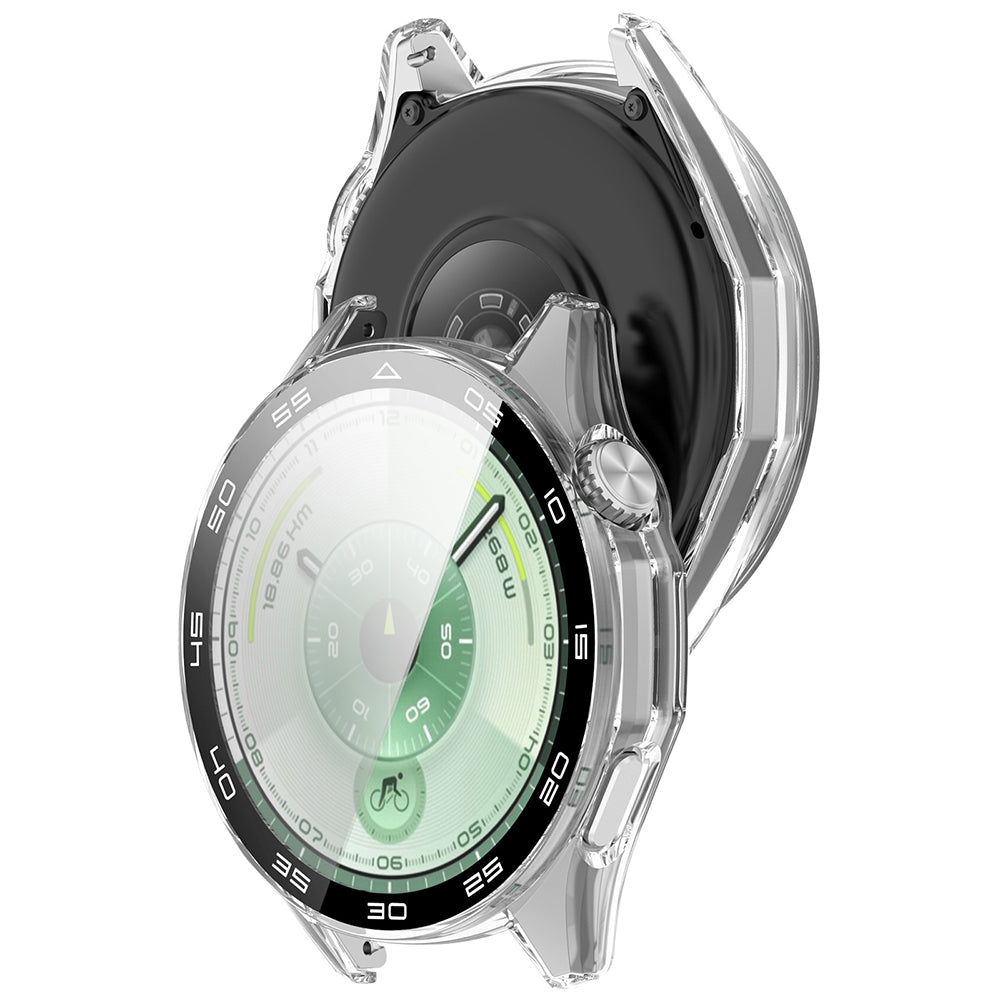 Étui Techsuit Defense360 Pro Bezel pour Huawei Watch GT 6 46mm, Transparent