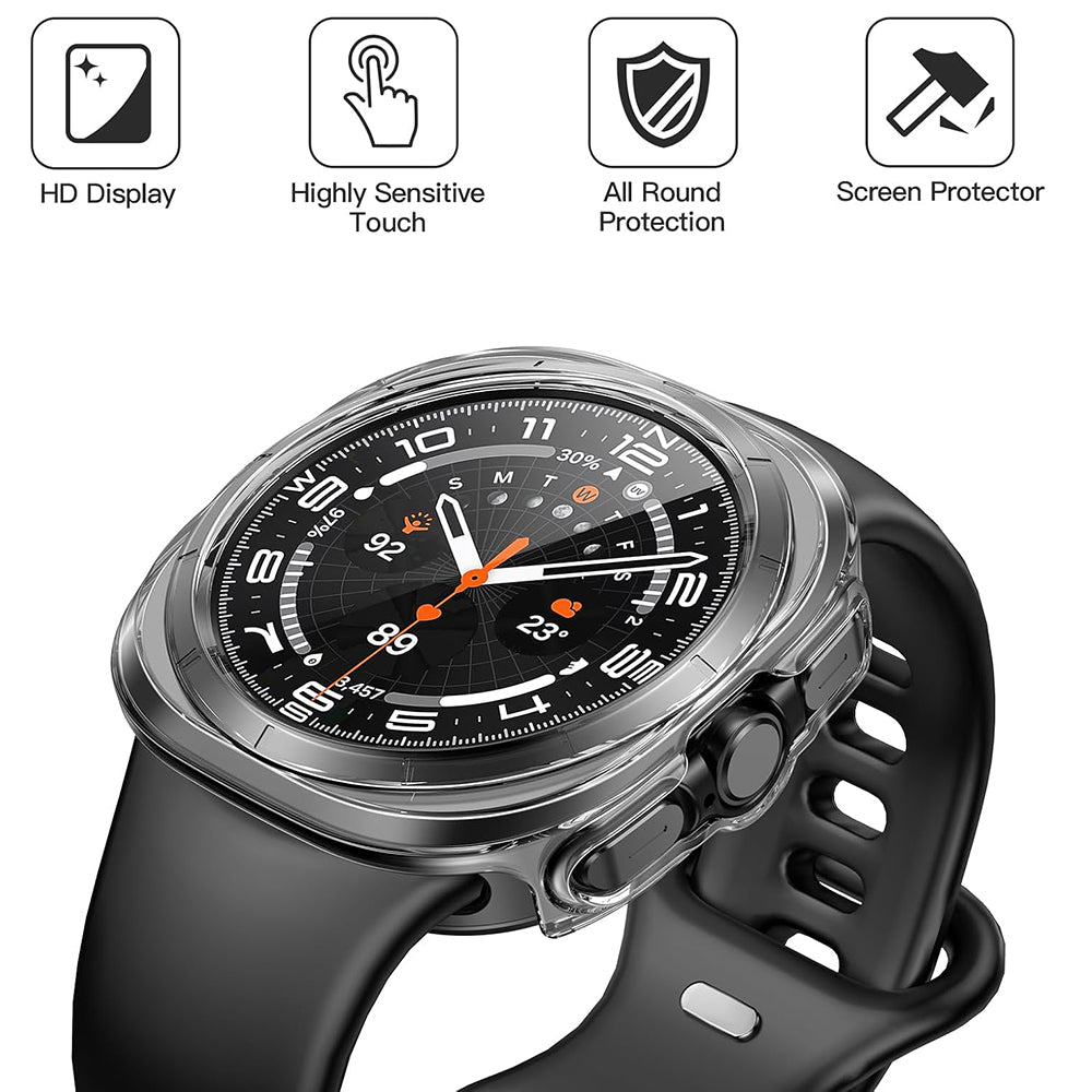 Coque Techsuit Defense360 Pro pour Samsung Galaxy Watch Ultra, Transparente