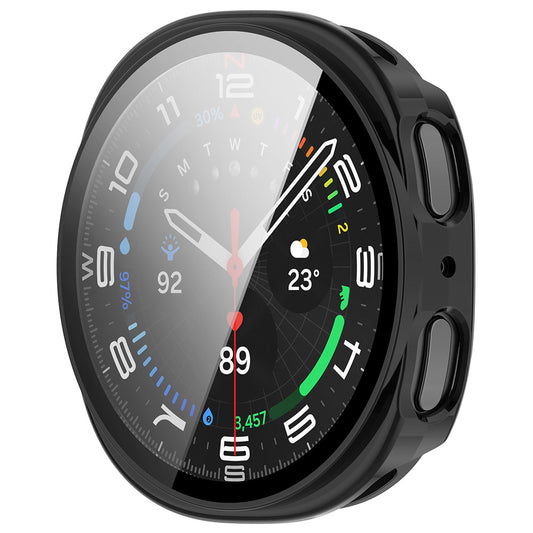 Coque Techsuit Defense360 Pro pour Samsung Galaxy Watch9 / Watch8 44mm, Noir Mat