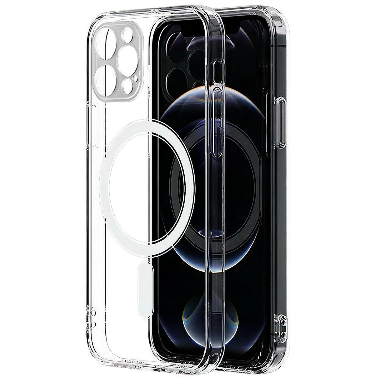 Coque MagSafe pour Apple iPhone 13 Pro, OEM, Antichoc Magnétique, Transparente