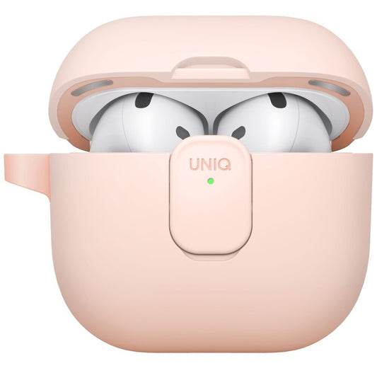 Étui UNIQ Clyde pour Apple AirPods 4, Corail