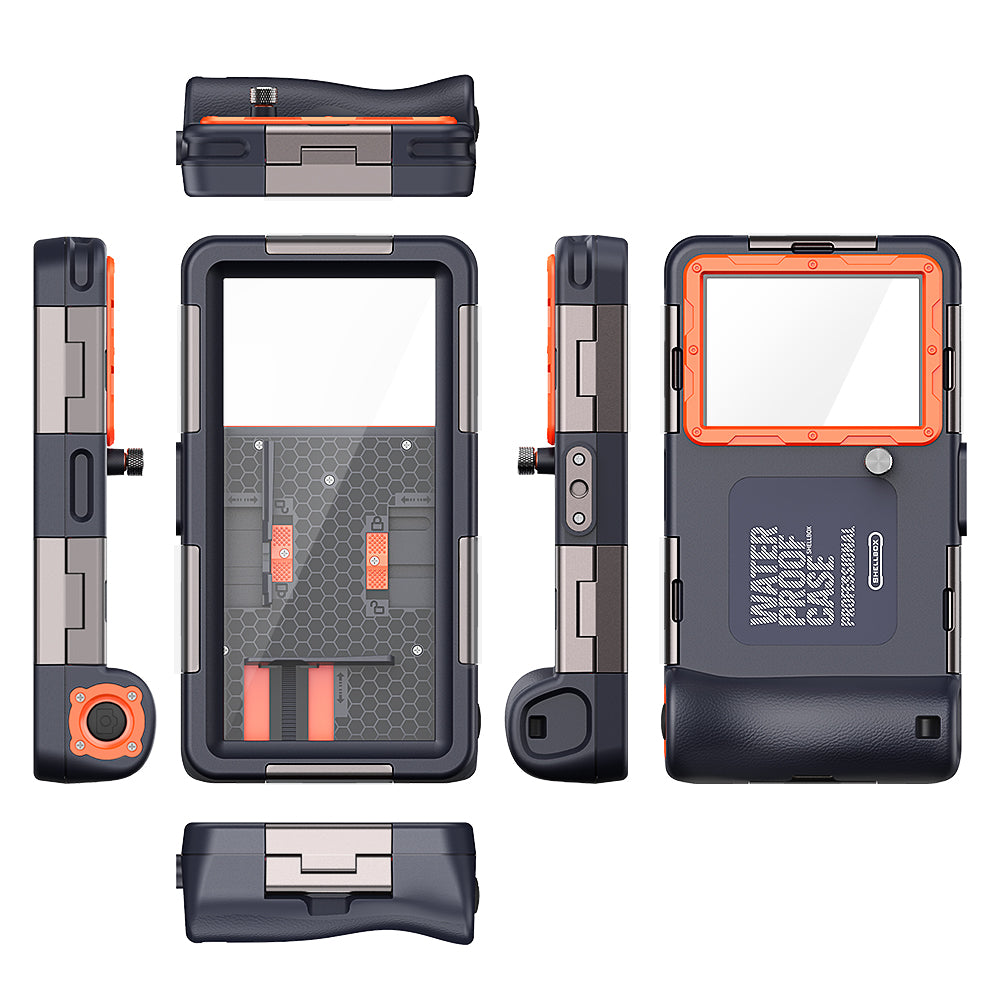 Étui Universel Étanche pour Téléphone max. 6.8 pouces, ShellBox, Noir