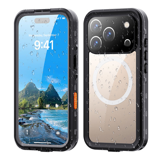Coque étanche pour Apple iPhone 17 Pro, ShellBox, Noire