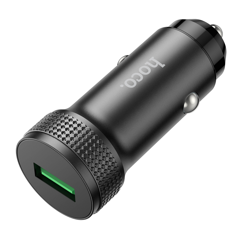 Chargeur Auto HOCO Z49A, 18W, 3A, 1 x USB-A, Noir