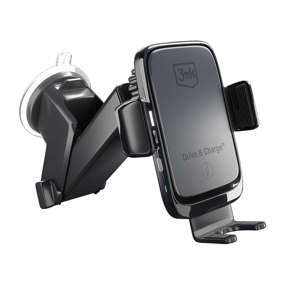 Chargeur Auto Sans Fil 3MK Drive&Charge, 15W, 1.67A, Noir