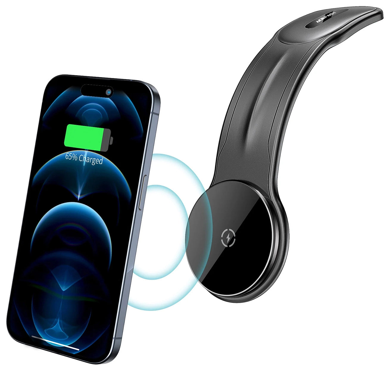 Chargeur Auto Sans Fil Acefast D21, 15W, 1.67A, Noir