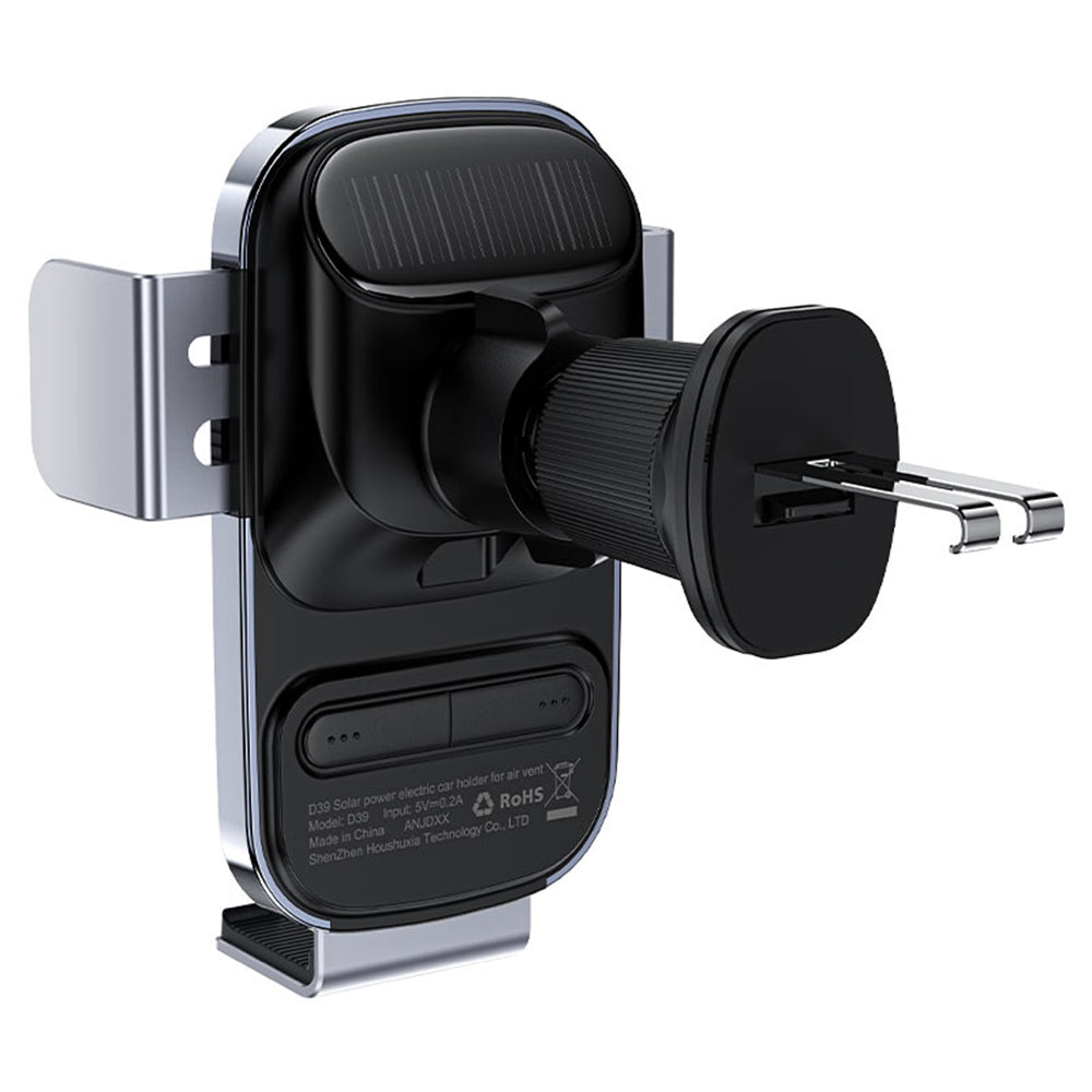 Support de voiture Acefast D39 avec panneau solaire, universel, noir