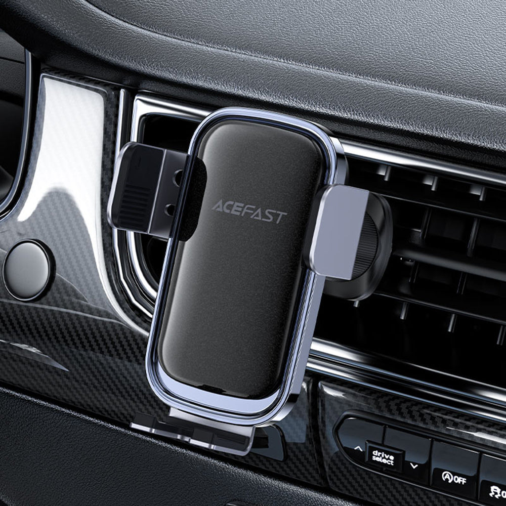 Support de voiture Acefast D39 avec panneau solaire, universel, noir