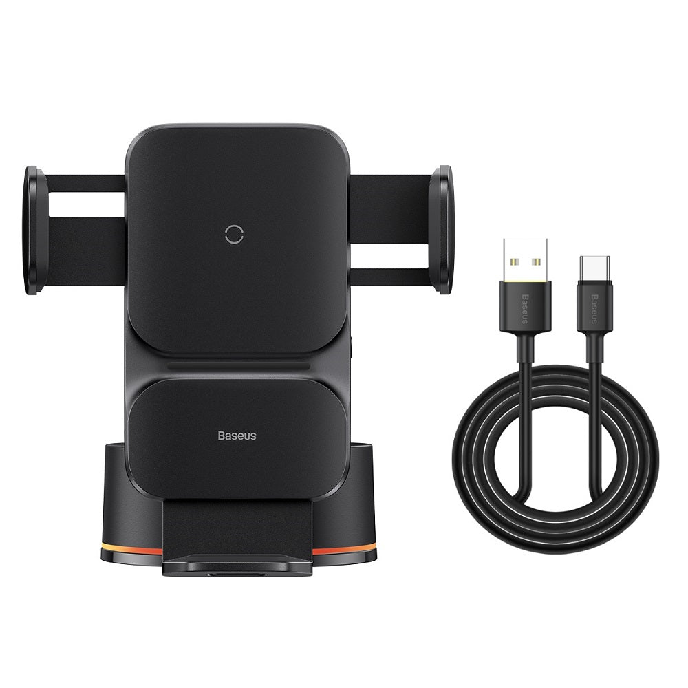 Chargeur Auto Sans Fil Baseus Wisdom Dash, 15W, 1.67A, Noir CGZX000101