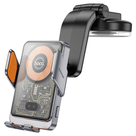 HOCO HW8 Wireless Car Charger, 15W, 1.67A, Black