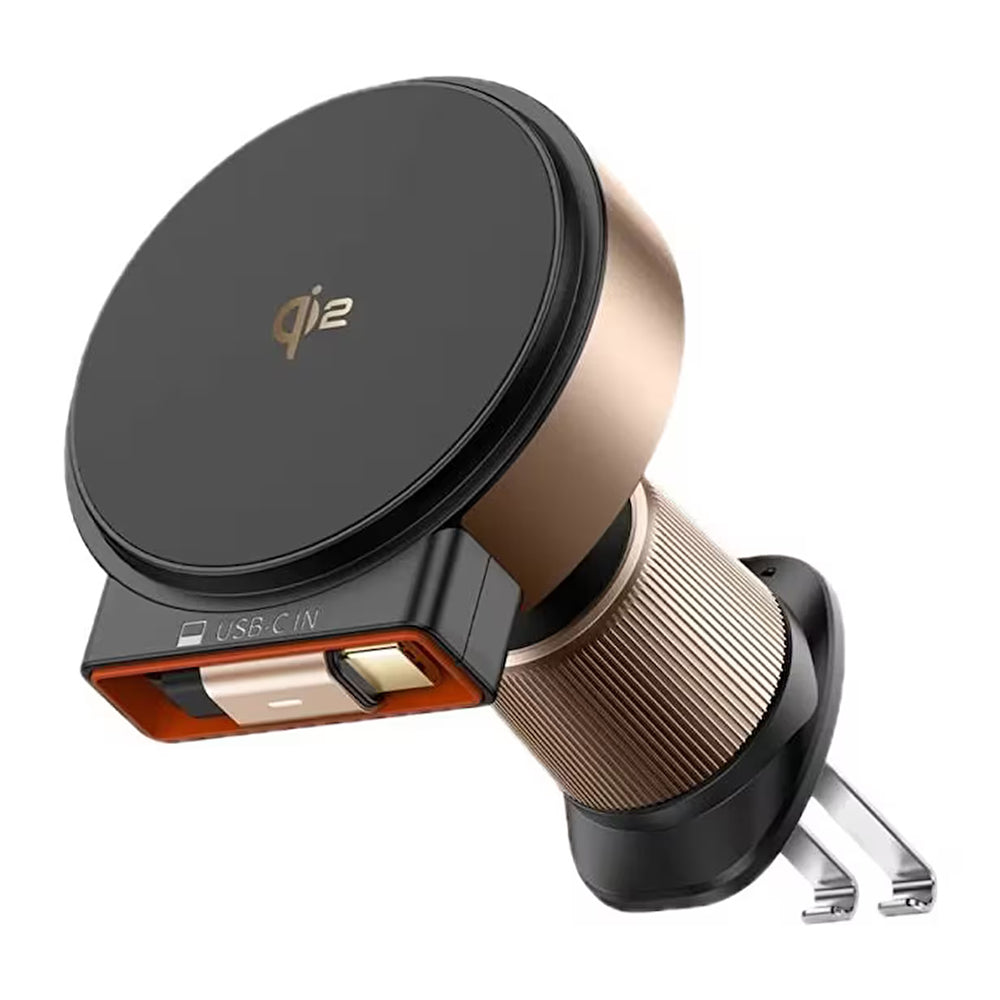Chargeur Auto Sans Fil McDodo CH-0091, 15W, 1.67A, Doré