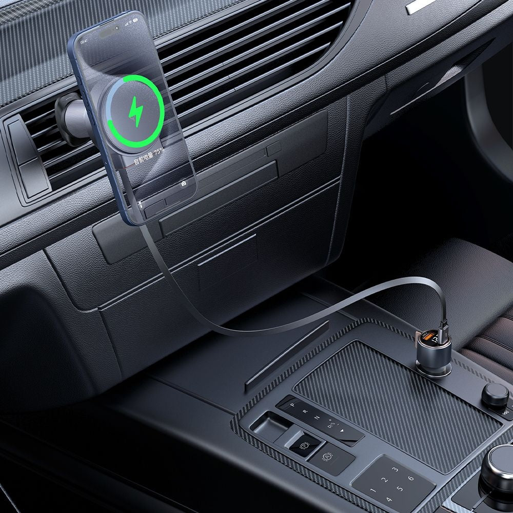 Chargeur Auto Sans Fil McDodo CH-0091, 15W, 1.67A, Doré