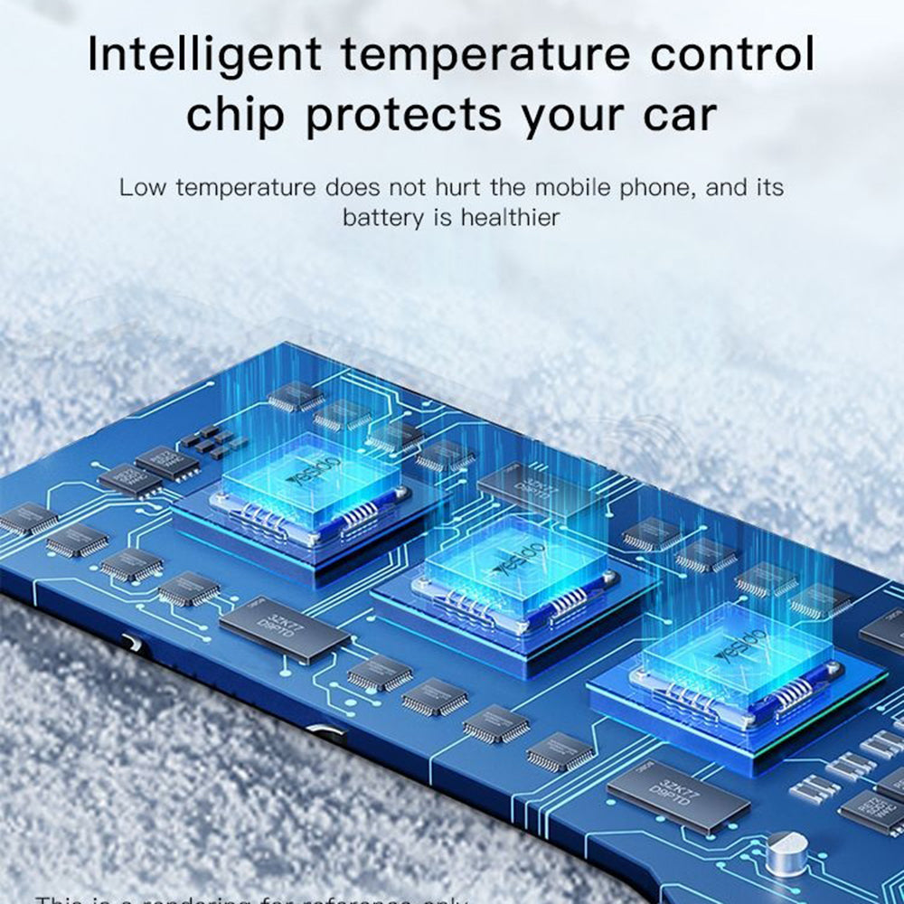 Chargeur de voiture Yesido Y50, 60W, 3A, 1 x USB-A - 2 x USB-C, Noir